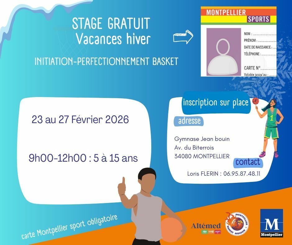 Initiation/perfectionnement stage ville hiver 2026