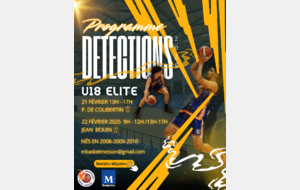 Détection U18 Elite