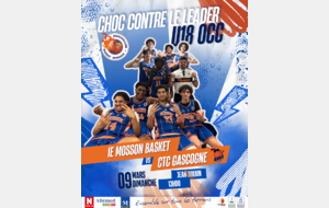 Match U18M MOSSON BASKET vs CTC GASCOGNE